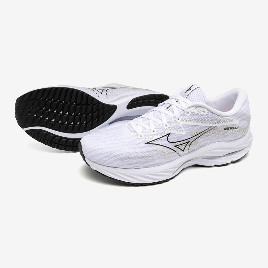 ミズノ MIZUNO/メンズ ランニングシューズ/ウエーブライダー27 SW/WAVE RIDER 27 SW/J1GC230458/ホワイト×ブラック×グレー/2024年 最新モデル/足幅：4E｜kokkidozao｜08