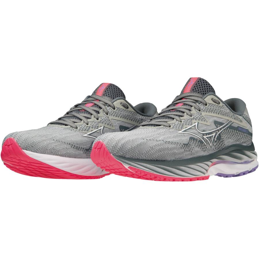 ミズノ MIZUNO/レディス ランニングシューズ/ウエーブライダー27 /WAVE RIDER 27 /J1GD230321/グレー×ホワイト×ピンク/2024最新モデル/足幅：2E｜kokkidozao｜10