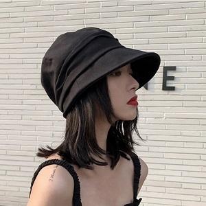 帽子 紫外線カット レディース uvカット 収納 小顔効果 キャスケット おしゃれ 黒 軽量 つば広 日焼け防止 深め 無地 40代 50代 | ブランド登録なし | 10
