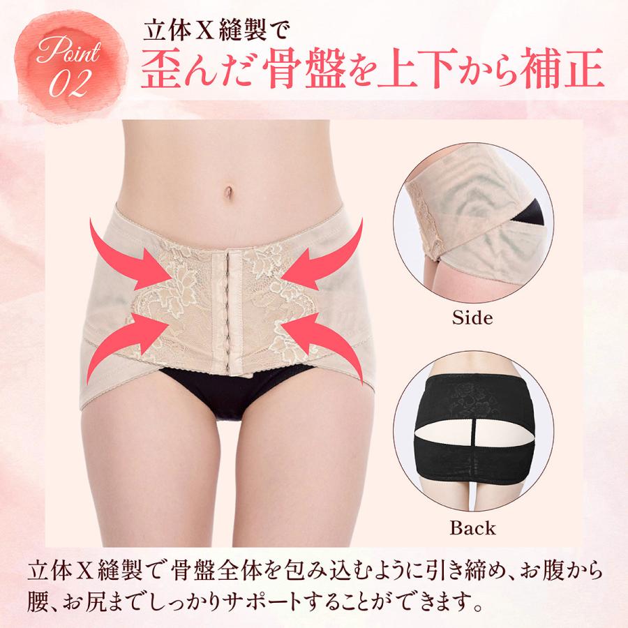 骨盤ベルト 腰痛 産後 腰痛ベルト 反り腰 骨盤サポーター ダイエット お腹ぽっこり 補正 サポーター 大転子 |  | 06