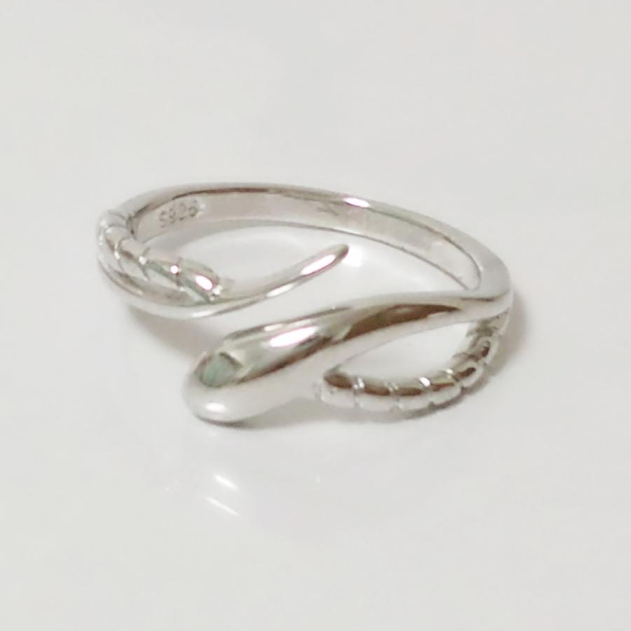 指輪  レディース フリーサイズ 蛇 シルバー925 へび スネーク おしゃれ サイズフリー 母の日  サイズ調整 |  | 10