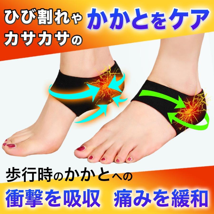 かかと 角質ケア サポーター カカト 痛い 踵 ひび割れ 割れ ガサガサ 剣道 足底筋膜炎 かかとケア かかと痛い |  | 08