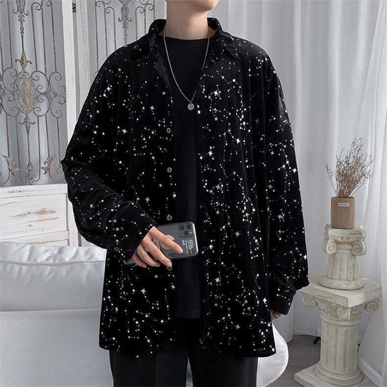 メンズ シャツ カジュアルシャツ ワイシャツ ポケット 白黒 春秋 長袖 スタイリッシュ 上着 男子トップス K7mesc106 Koko777 通販 Yahoo ショッピング