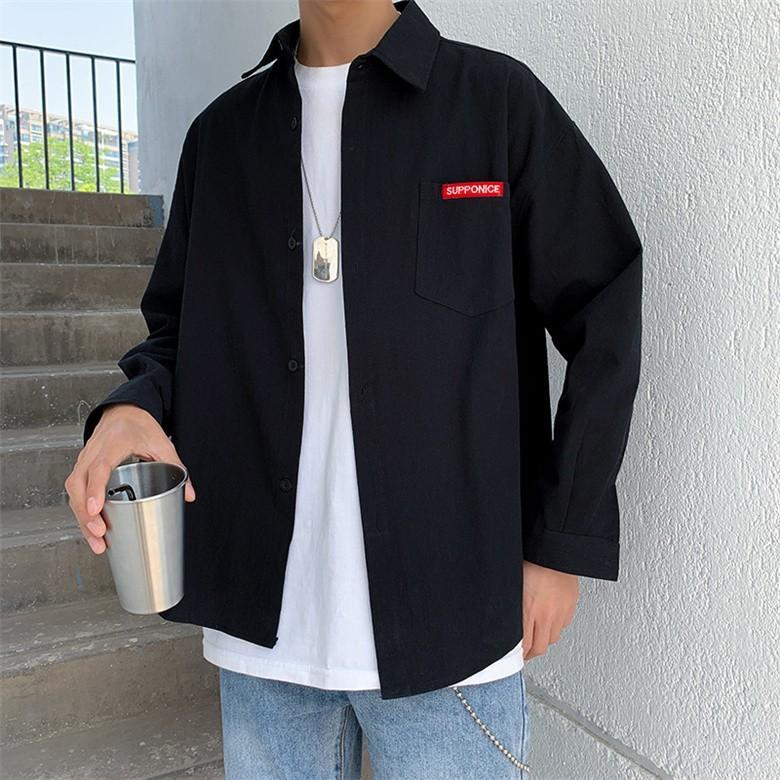 メンズ シャツ カジュアルシャツ 無地 長袖 ボタン留め 外套 春夏 おしゃれ 男子トップス K7mesc47 Koko777 通販 Yahoo ショッピング