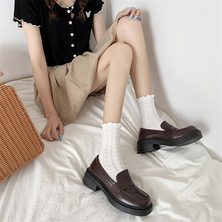 最新デザインの レディース ローファー 革靴 カジュアル 公演 ローヒール Jk スクール Ol ワーク 通勤 フォーマル 女子シューズ Aynaelda Com