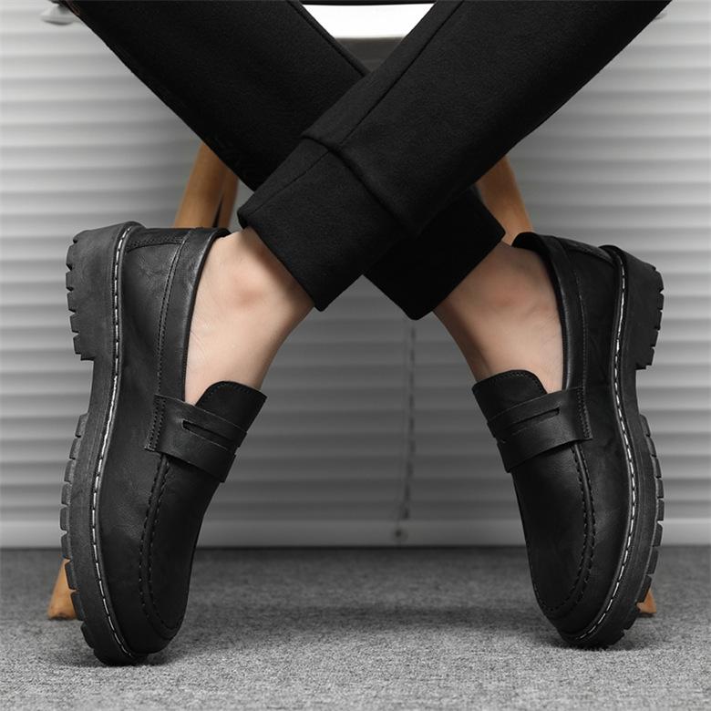 メンズ ローファー 紳士靴 モカシン 革靴 通勤 通学 ビジネスシューズ