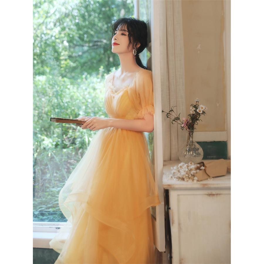 ロングドレス レディース パーティードレス ワンピース 公演 