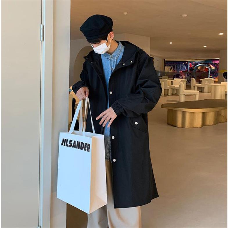 メンズ コート ロング 私服 普段着 ダスターコート レディース ワーク カジュアル 無地 フード 男子 アウター 春秋 通勤 外套 上着 Mlyhoutjk34 Koko777 通販 Yahoo ショッピング