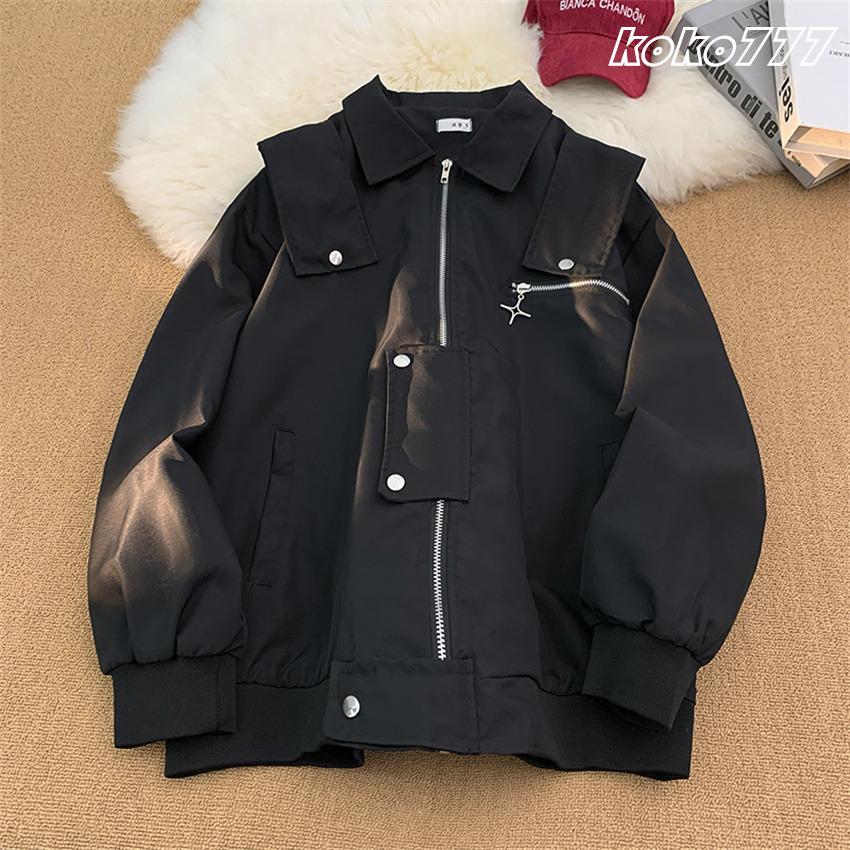 メンズ ジャケット スタジャン ブルゾン オーバーコート カジュアル服 