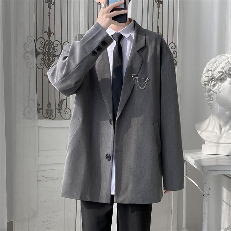 メンズ カジュアルスーツ ブレザー テーラード ジャケット 秋春 オーバーコート クラブ 発表会 オシャレ 外套 男子 アウター Nsmxfwt19a Koko777 通販 Yahoo ショッピング