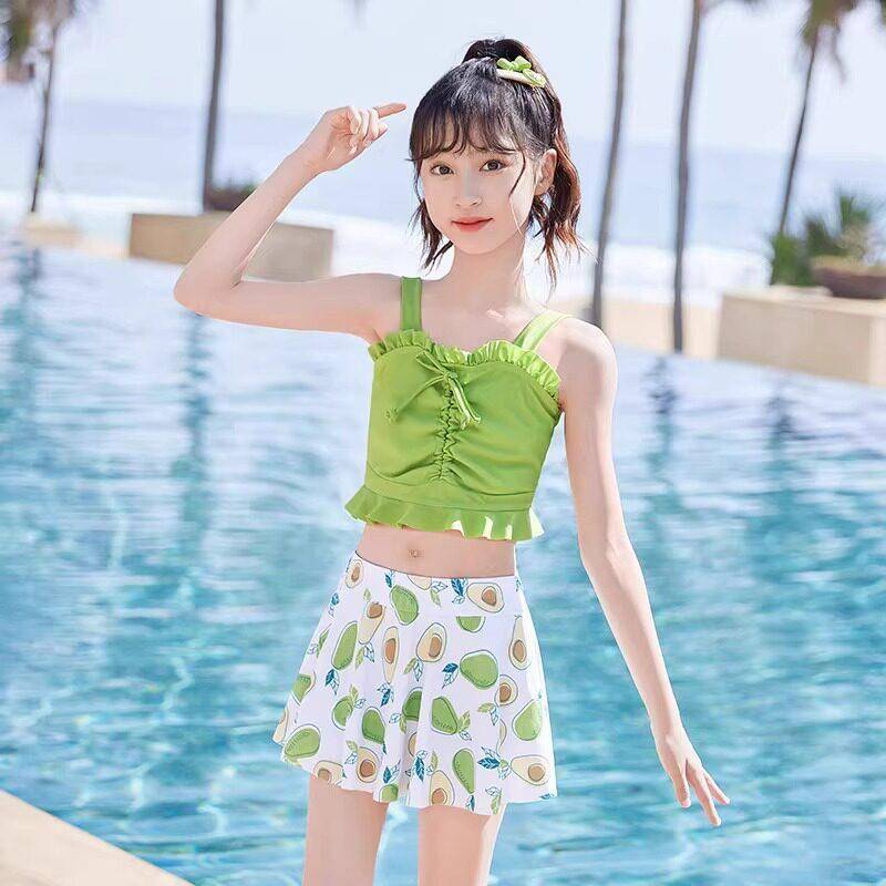 キッズ水着 子供 水着セット ガール タンキニ ビキニ スカート 