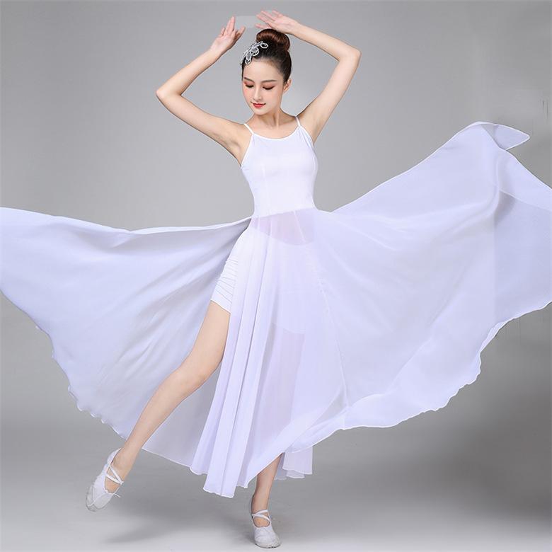 レディース ワンピース ノースリーブ ロングドレス ダンスウエア 白 公演 発表会 イベント シフォン 女の子舞台衣装 Yldswd192 Koko777 通販 Yahoo ショッピング