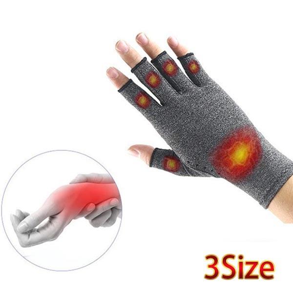 手袋 作業用 着圧 引き締め 関節炎ケア 指なし 未使用 直営ストア 関節炎 サポート