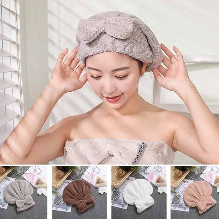 タオルキャップ ヘアキャップ 吸水 ヘアバンド タオル 速乾 吸水タオル ヘアターバン 女性 子供 お風呂 スキンケア プール スイミング 落ちない 送料無料 cxbathj03
