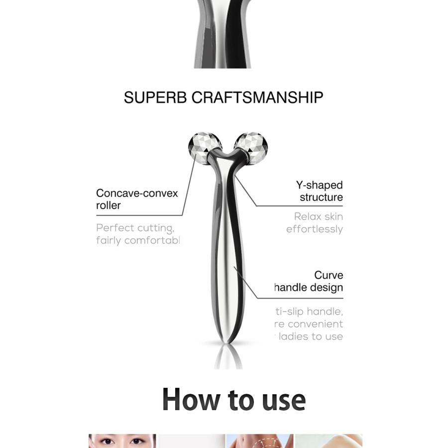 美顔ローラー フェイスローラー 美容ローラー マッサージローラー ミニ