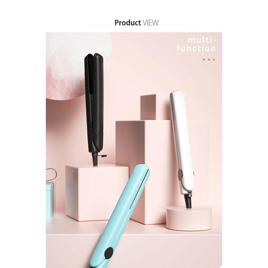 ストレートアイロン ヘアアイロン PSE認証 ミニ コンパクト 前髪