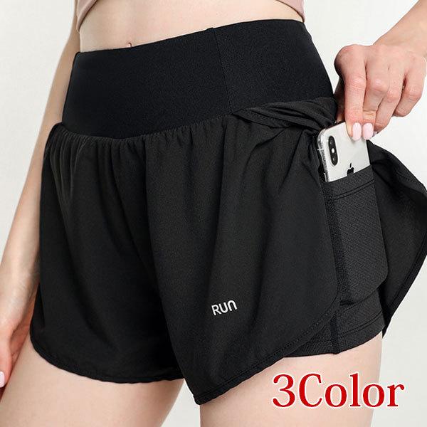ショートパンツ ヨガ・ピラティスウェア フィットネスウェア