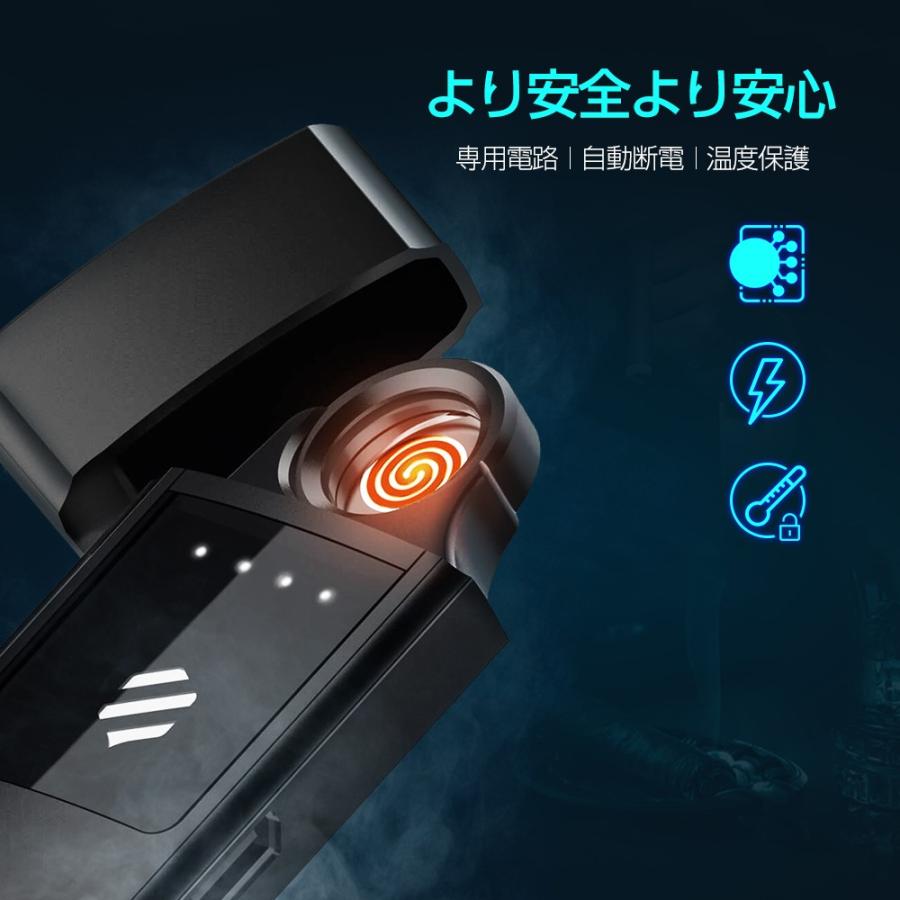 ライター 充電式ライター 煙草 喫煙 ガス不要 オイル不要 父の日 薄型 ワンタッチスイッチ 長時間使用可能 Lighter Black Kokobi 通販 Yahoo ショッピング