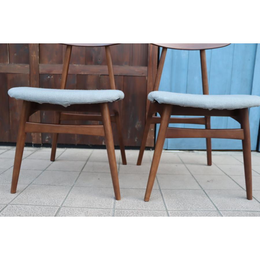 KEYUCA ケユカ ダイニングチェア 2脚セット ウォルナット