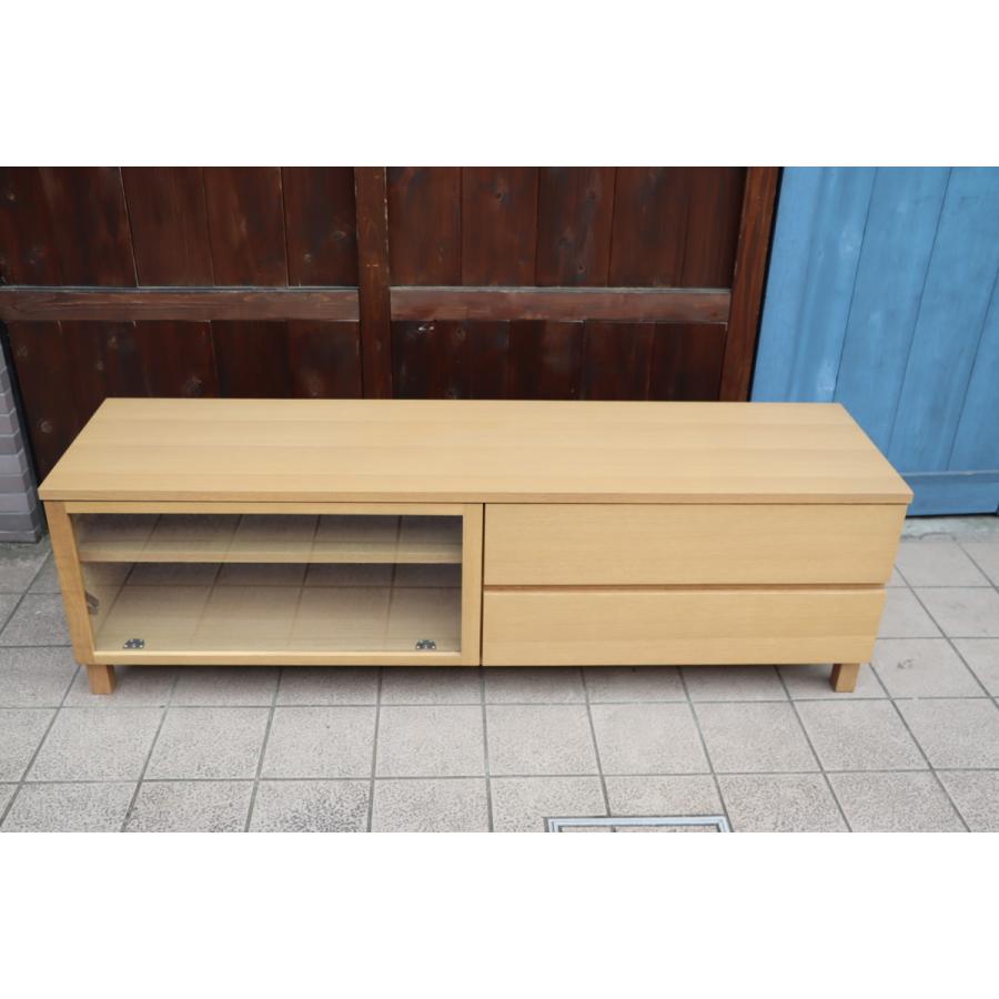 無印良品 MUJI オーク材 AVラック シンプル TVボード 150cm 1人 無印良品 MUJI オーク材 AVラック シンプル TVボード 150cm 1人
