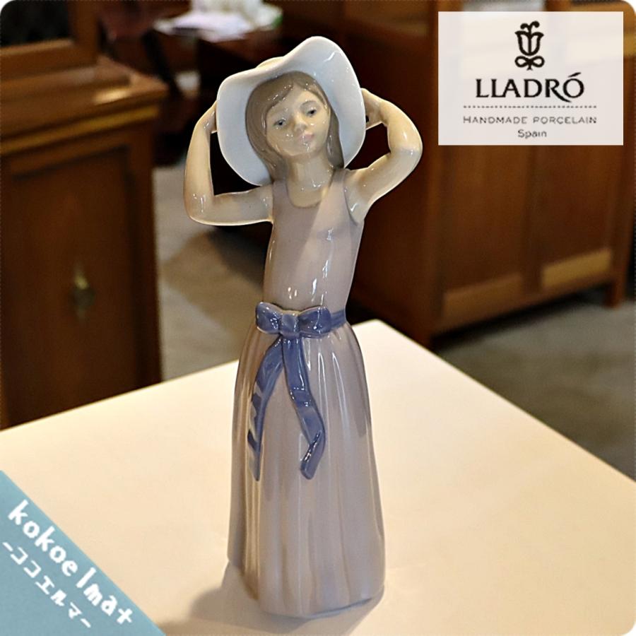 LLADRO リヤドロ フィギュリン なびかせて 若草色の少女 5011 人形