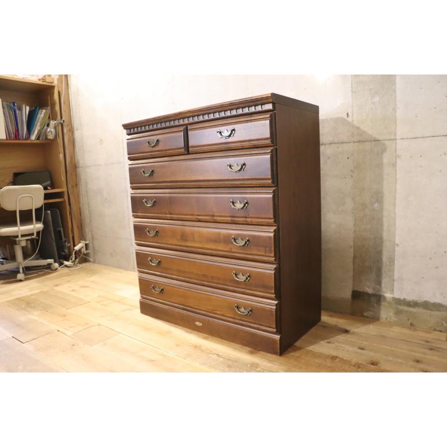 ATLANTA 6段ワイドチェスト 洋服タンス アメリカンカントリー チェスト