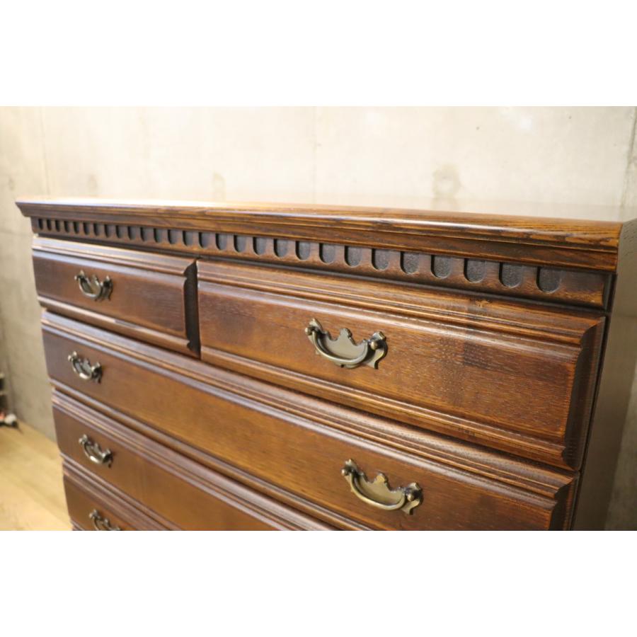 ATLANTA 6段ワイドチェスト 洋服タンス アメリカンカントリー チェスト