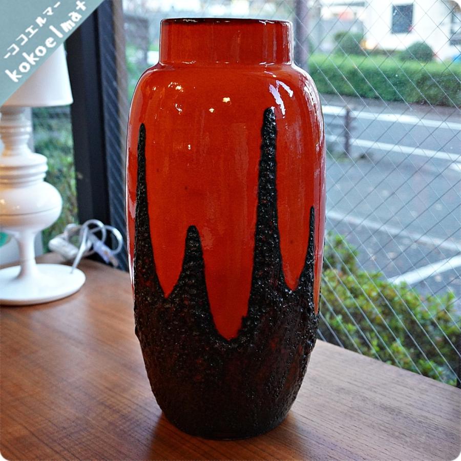W.Germany 西ドイツ Fat Lava フラワーベース 花瓶 ヴィンテージ W.Germany 西ドイツ Fat Lava フラワーベース 花瓶 ヴィンテージ