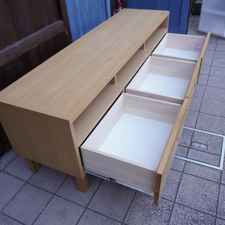 unico ウニコ HUTTE ヒュッテ オーク材 AVチェスト TVボード シンプル 