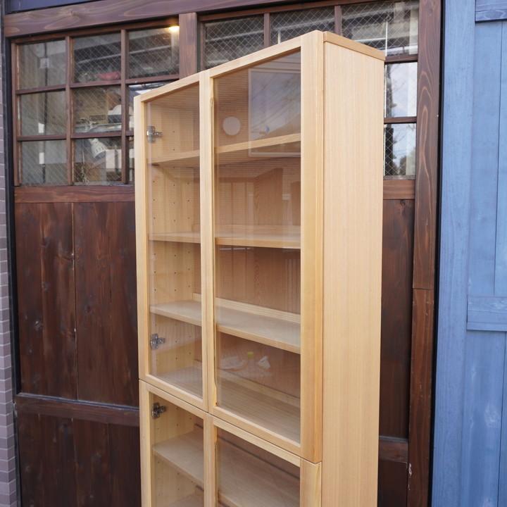 無印良品 MUJI タモ材 木製収納 木製薄型シェルフ ハイタイプ 無印良品 MUJI タモ材 木製収納 木製薄型シェルフ ハイタイプ