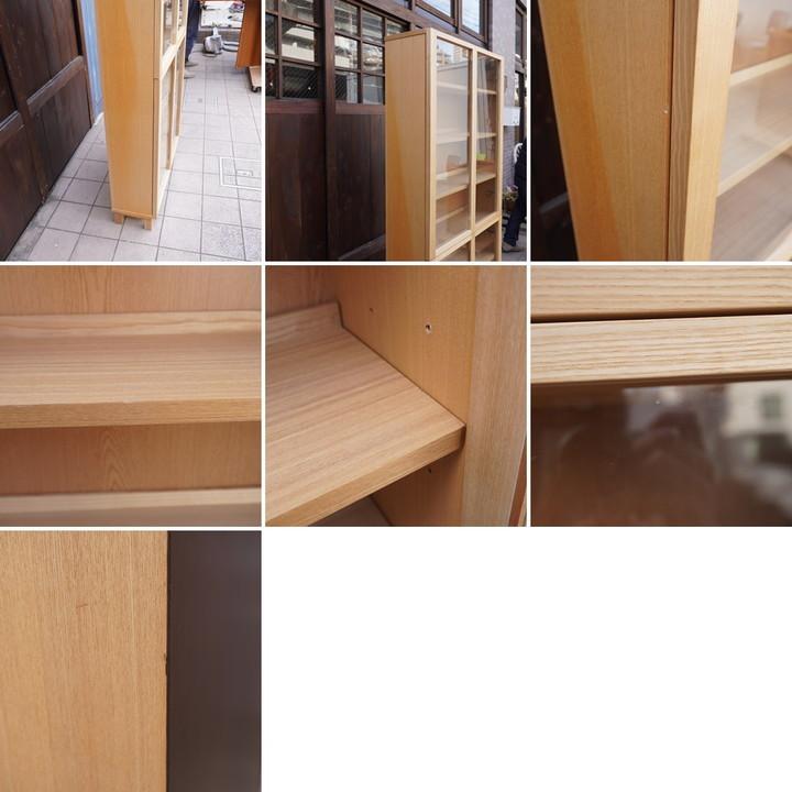 無印良品 MUJI タモ材 木製収納 木製薄型シェルフ ハイタイプ 無印良品 MUJI タモ材 木製収納 木製薄型シェルフ ハイタイプ