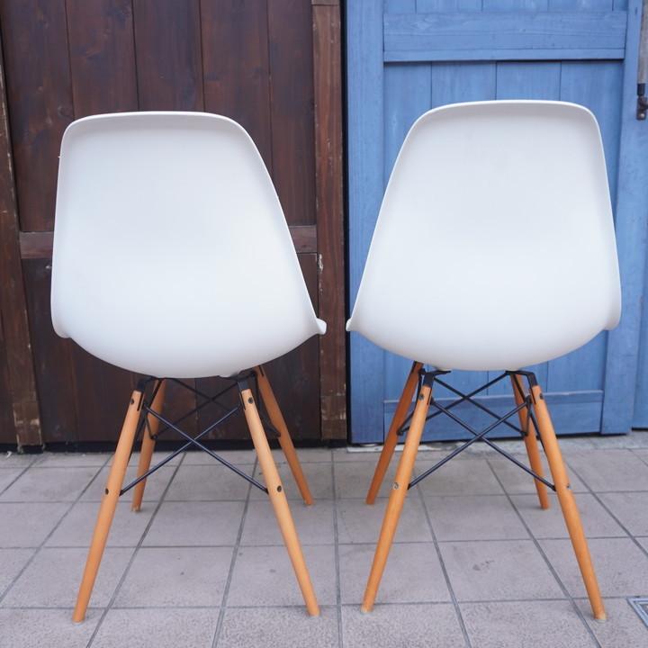 Vitra ヴィトラ イームズ ダウェルベース サイドシェルチェア 2脚 