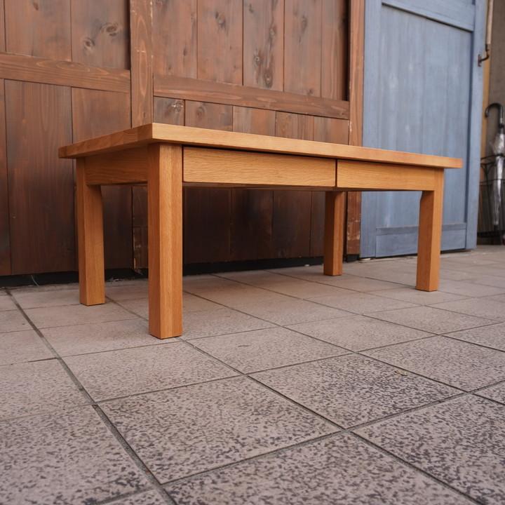 無印良品 MUJI オーク材 引出し付 ローテーブル リビング 無印良品 MUJI オーク材 引出し付 ローテーブル リビング