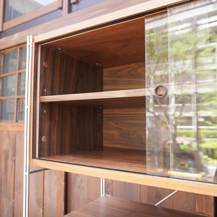 無印良品 MUJI ステンレス×ウォールナット材 ユニットシェルフ 無印良品 MUJI ステンレス×ウォールナット材 ユニットシェルフ