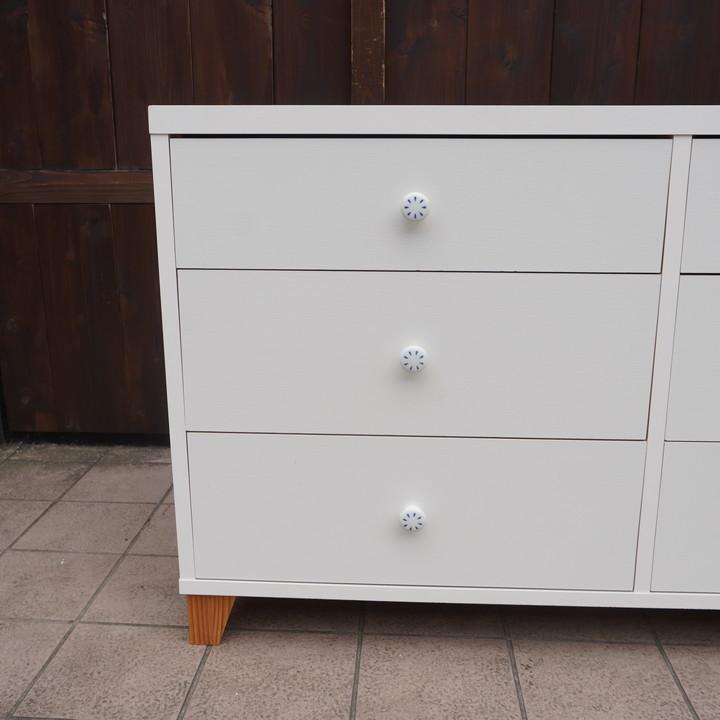 ⭐momonatural/モモナチュラル/3段チェスト/ホワイト/オシャレ⭐