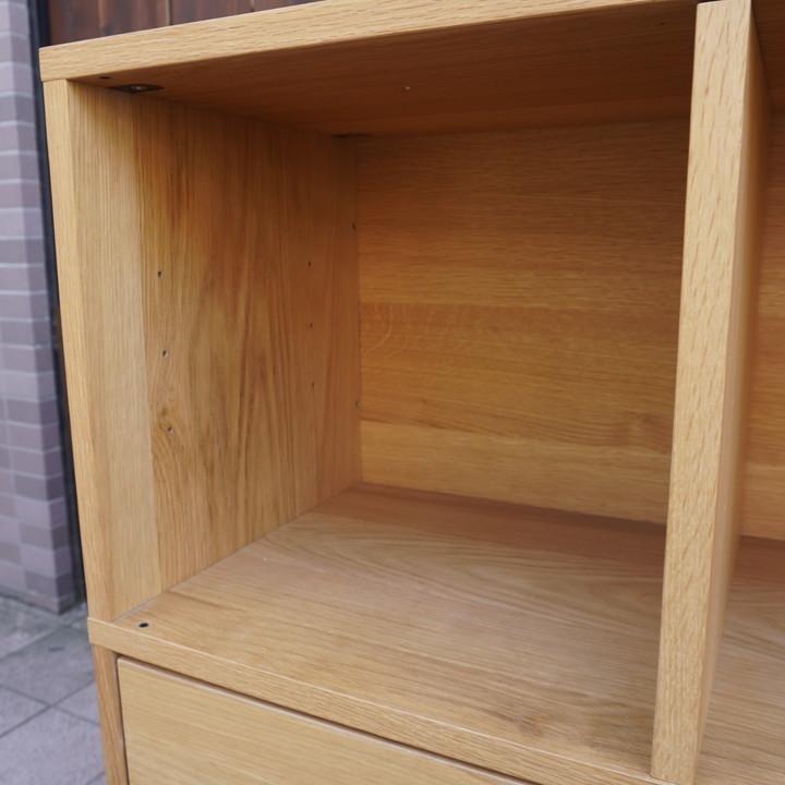 無印良品 MUJI スタッキングキャビネット オーク材 サイドボード 無印良品 MUJI スタッキングキャビネット オーク材 サイドボード