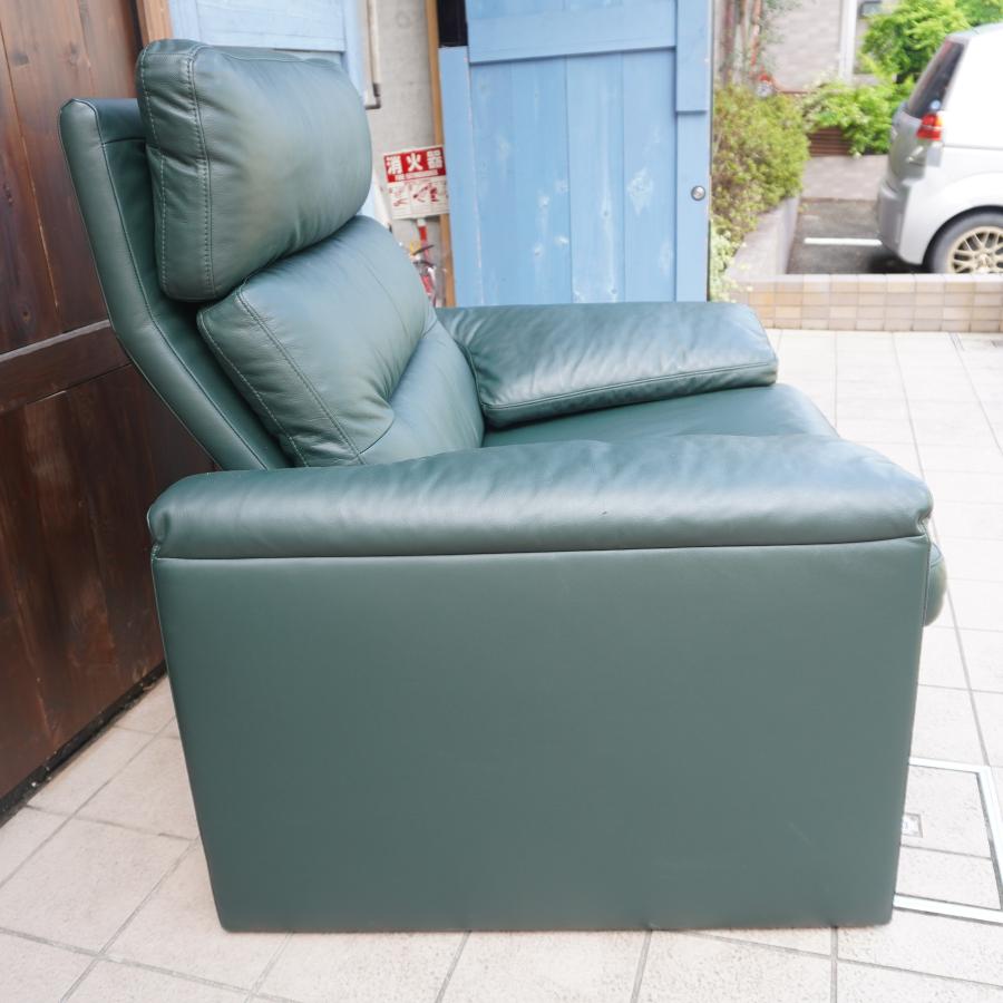 erpo エルポ Lincoln リンカーン CAT.42 総本革 リクライニングソファ 1Pソファ 1人掛け ドイツ モダン グリーン