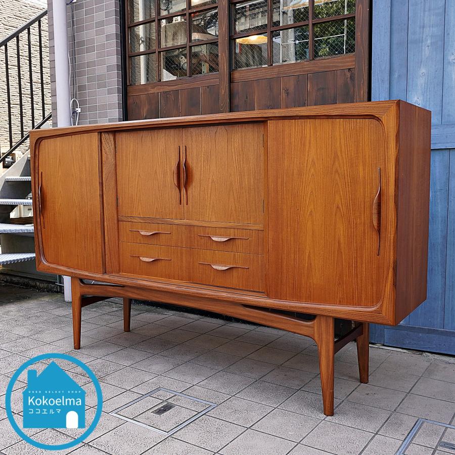 デンマークチーク材サイドボード北欧家具北欧ビンテージ