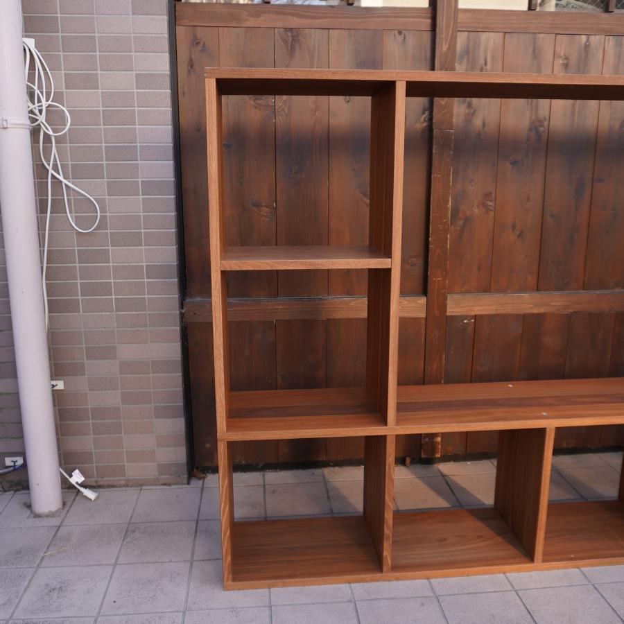 無印良品 MUJI ウォールナット スタッキングシェルフ 5段・3列 無印良品 MUJI ウォールナット スタッキングシェルフ 5段・3列