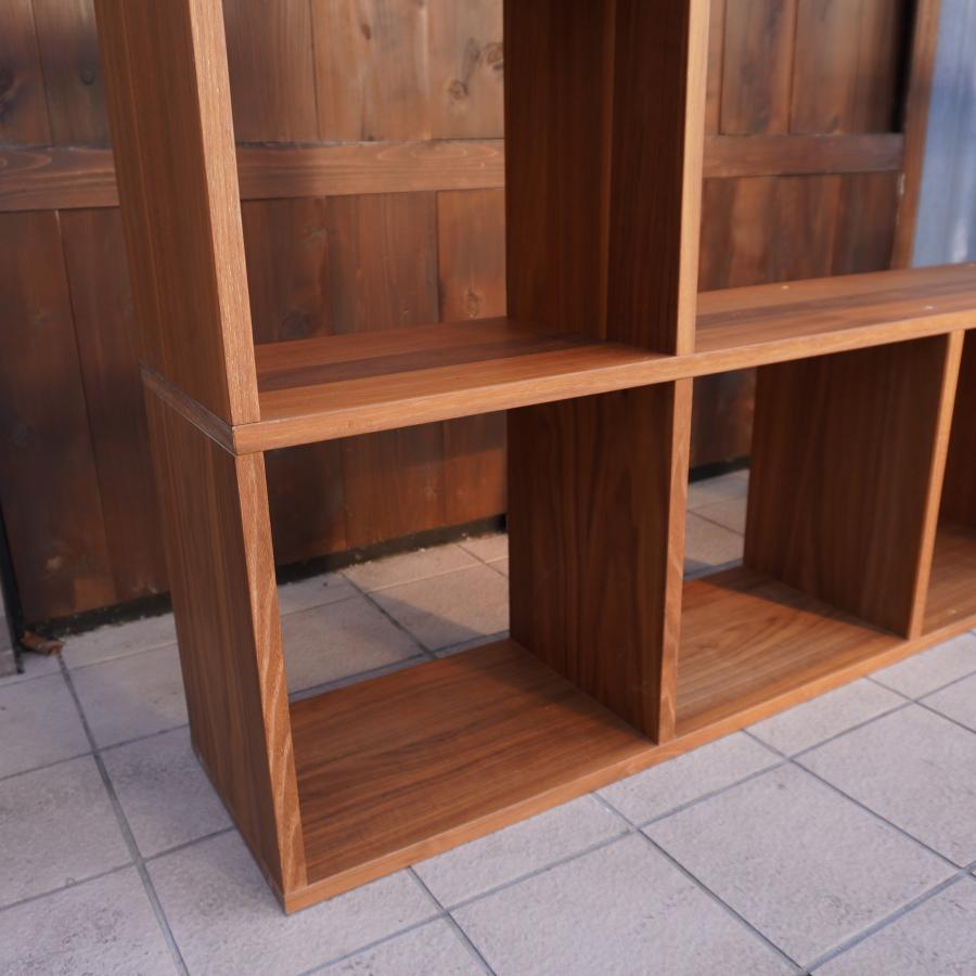 無印良品 MUJI ウォールナット スタッキングシェルフ 5段・3列 無印良品 MUJI ウォールナット スタッキングシェルフ 5段・3列