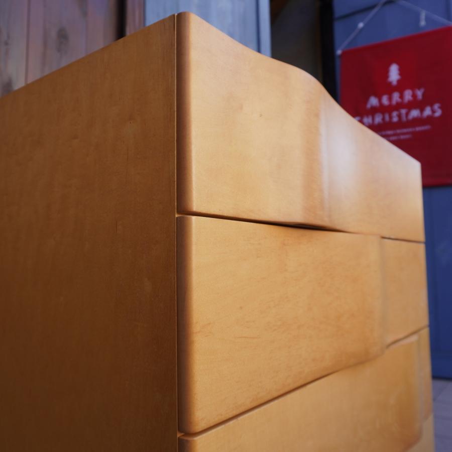 IDEE イデー WAVE CHEST Maple ウェーブ 4段チェスト メープル材 IDEE イデー WAVE CHEST Maple ウェーブ 4段チェスト メープル材