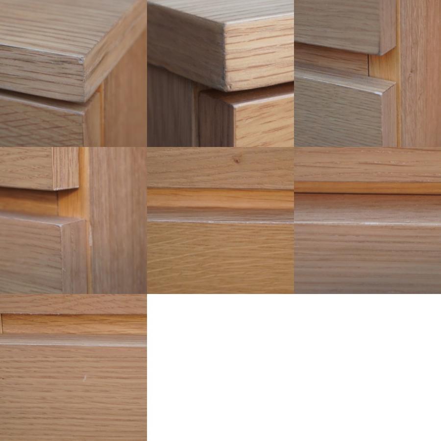 無印良品 MUJI オーク材 木製 チェスト 6段 ワイド ナチュラル 