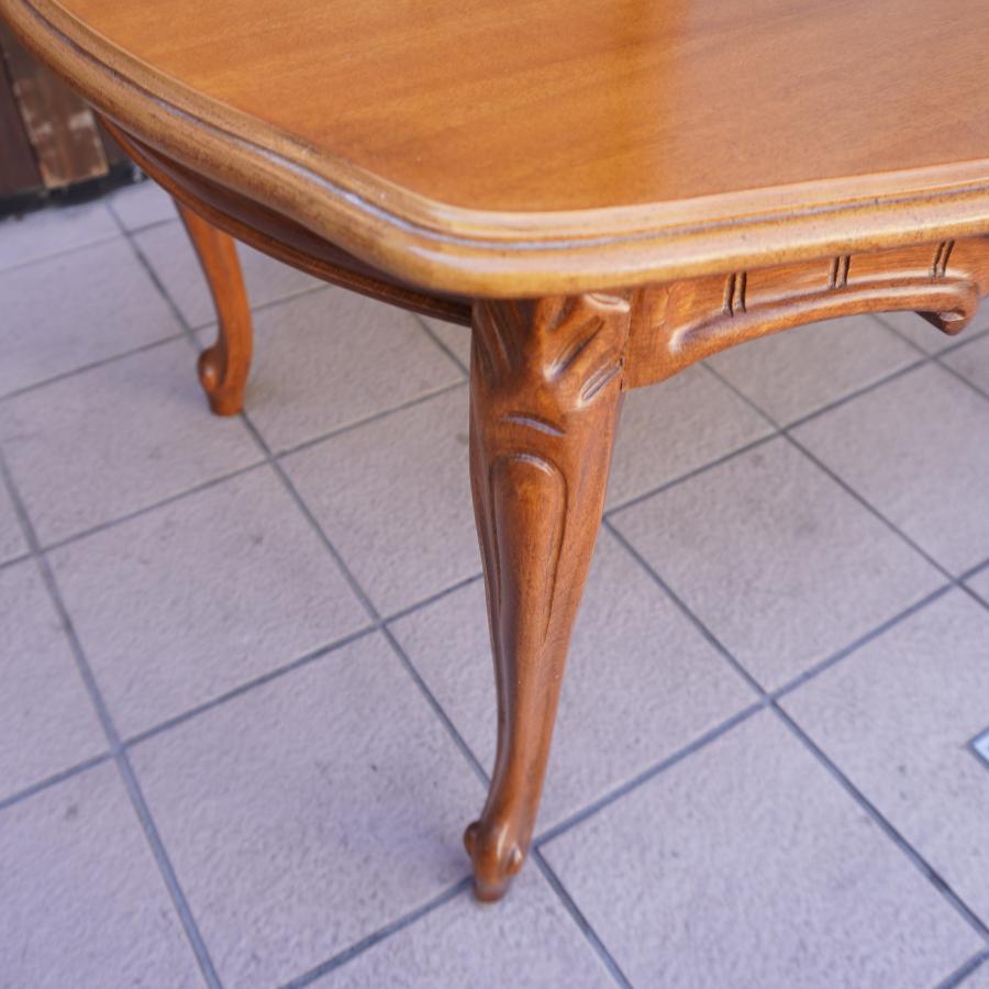 イタリア アンティーク調 ローテーブル 猫脚 コーヒーテーブル