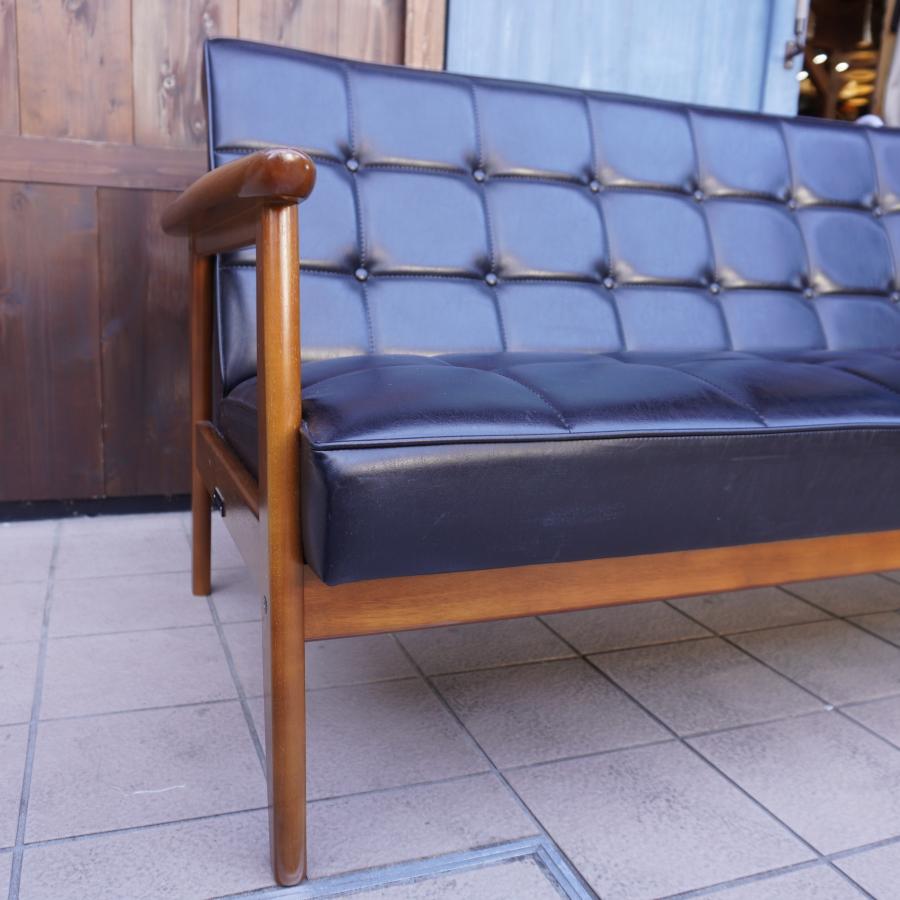 2人掛けソファ☆レトロモダン☆ヴィンテージ風☆北欧風☆カリモク風