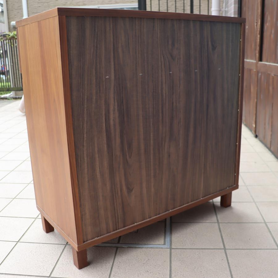 無印良品 MUJI ウォールナット材 キャビネット 木扉 サイド 無印良品 MUJI ウォールナット材 キャビネット 木扉 サイド