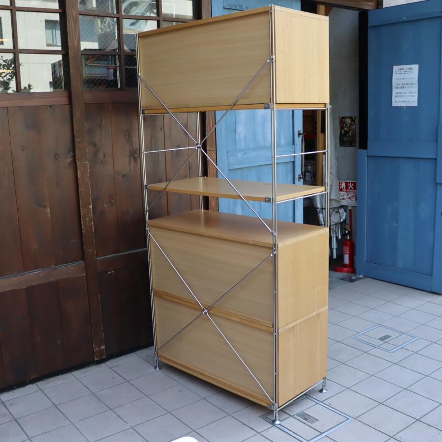 無印良品 MUJI タモ材 ステンレスユニットシェルフ 引出し 無印良品 MUJI タモ材 ステンレスユニットシェルフ 引出し