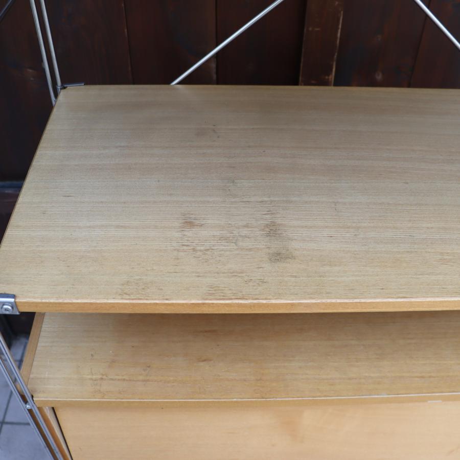 無印良品 MUJI タモ材 ステンレスユニットシェルフ 引出し 無印良品 MUJI タモ材 ステンレスユニットシェルフ 引出し