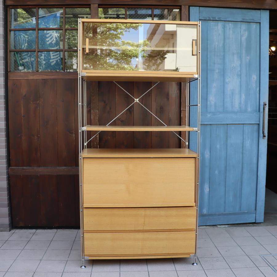 無印良品 MUJI タモ材 ステンレスユニットシェルフ 引出し 無印良品 MUJI タモ材 ステンレスユニットシェルフ 引出し