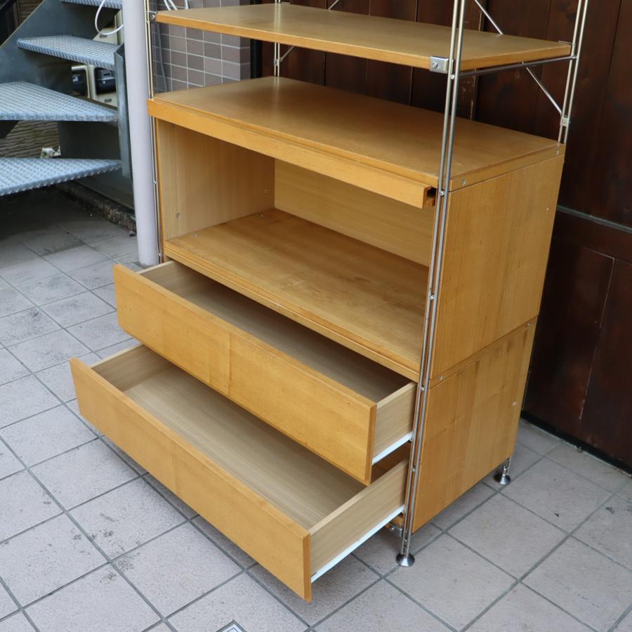 無印良品 MUJI タモ材 ステンレスユニットシェルフ 引出し 無印良品 MUJI タモ材 ステンレスユニットシェルフ 引出し