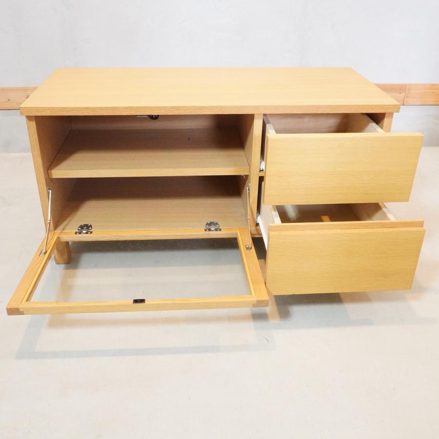 無印良品 MUJI オーク材 AVラック 90cm TVボード テレビボード 無印良品 MUJI オーク材 AVラック 90cm TVボード テレビボード